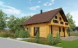 Проект деревянного мансардного дома из 2каркаса DD-17CW