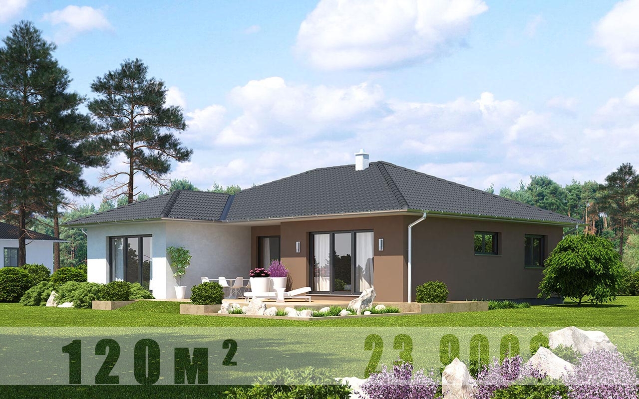 Проект 1 этажного дома PP17